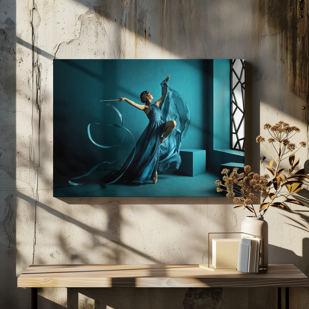 Blue Ribbon - Poster / Art Print