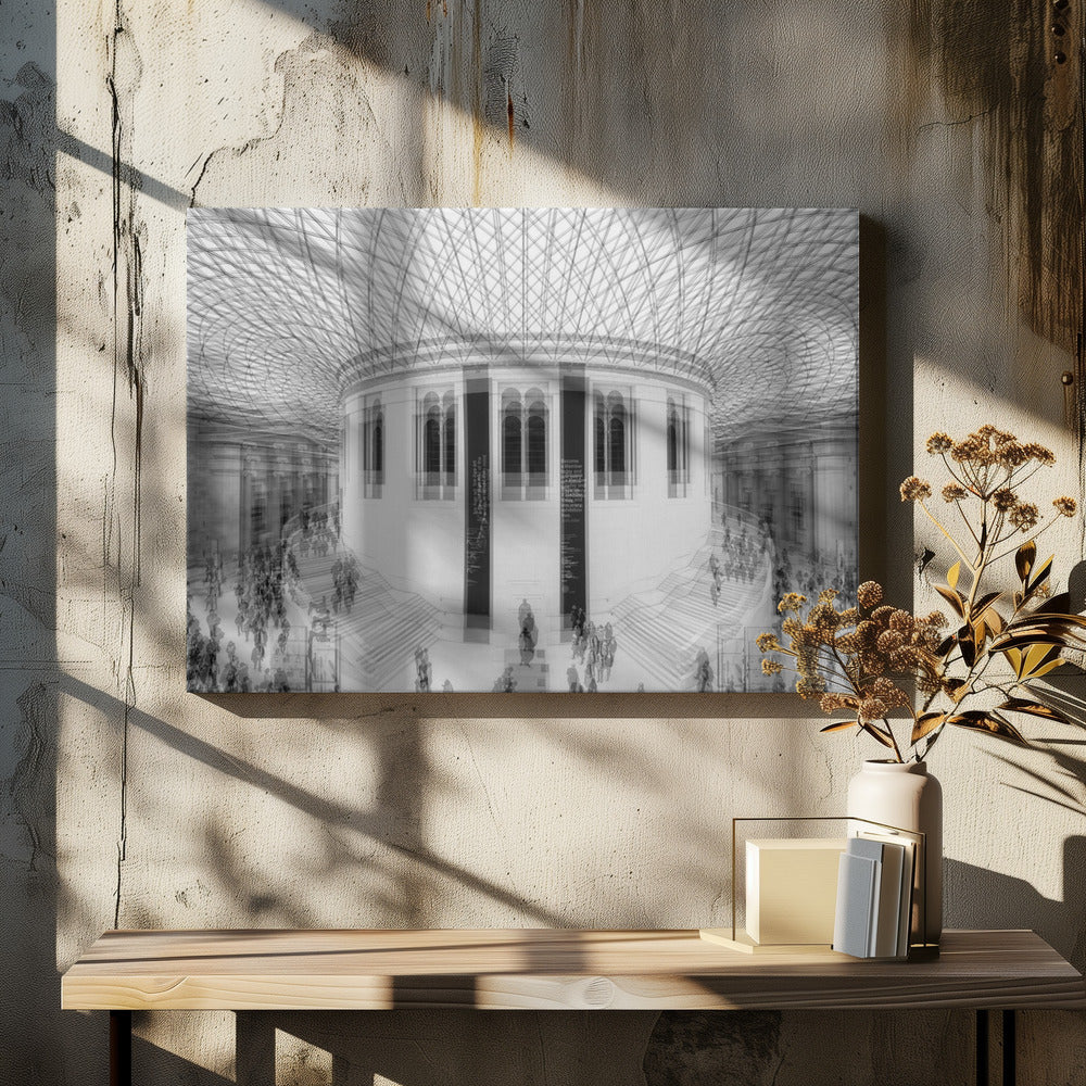 A visit to the British Museum - Poster / Art Print