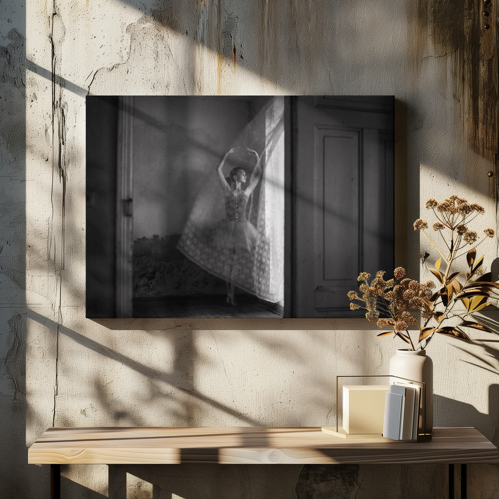 Window ballerina - Poster / Art Print