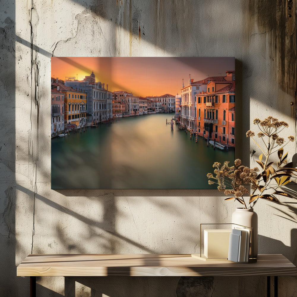 Sunset in Venice - Poster / Art Print