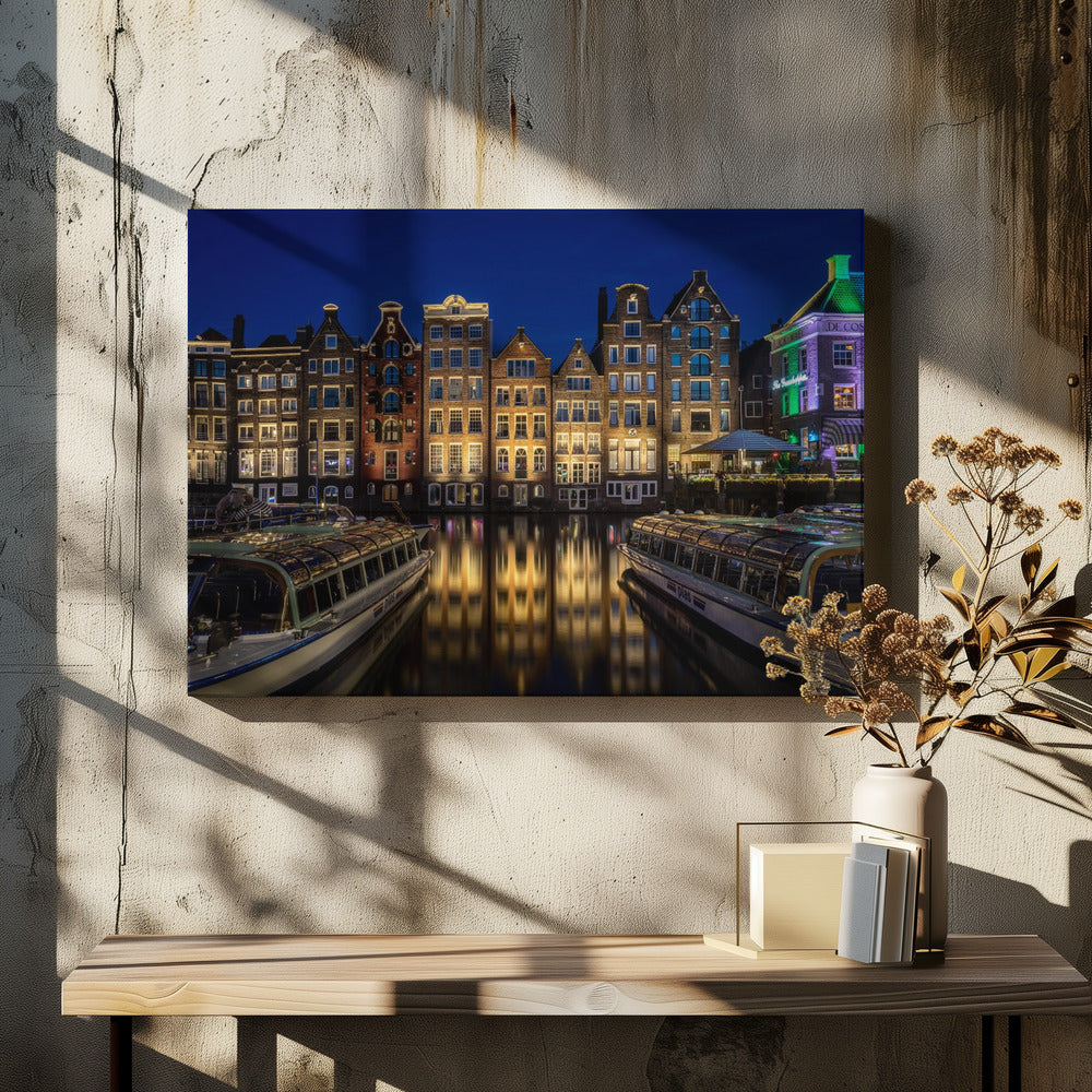 Damrak Amsterdam - Poster / Art Print