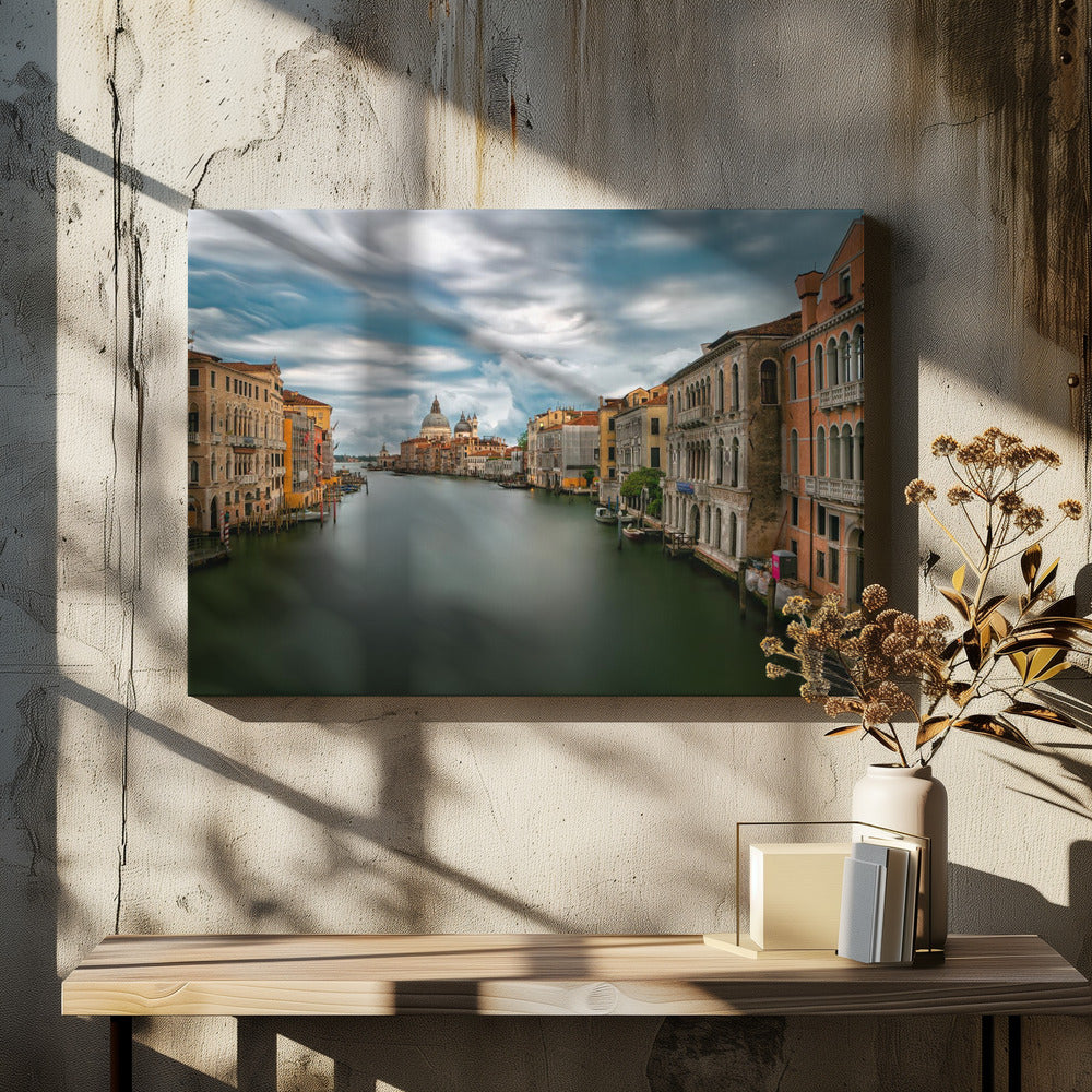 Stormy weather on the Grand Canal - Poster / Art Print