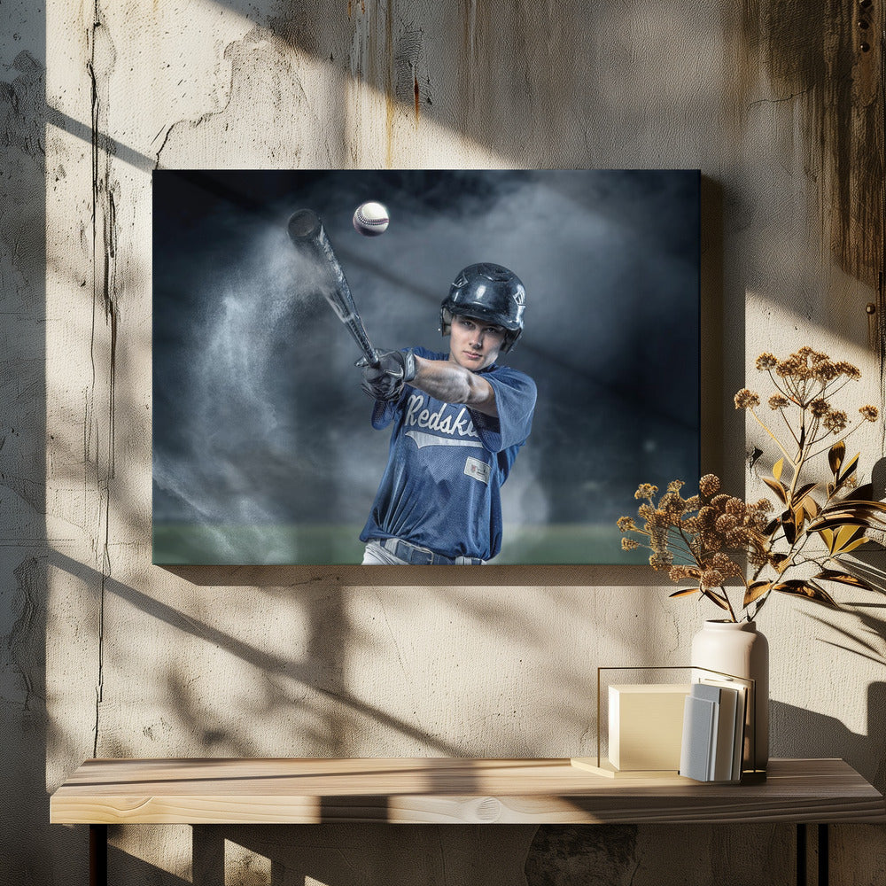 BaseballHit - Poster / Art Print