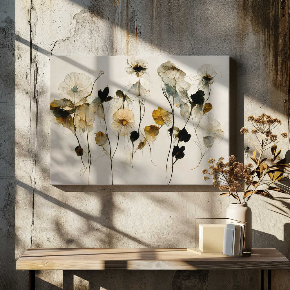 Beautiful Dry Flowers - Poster / Art Print