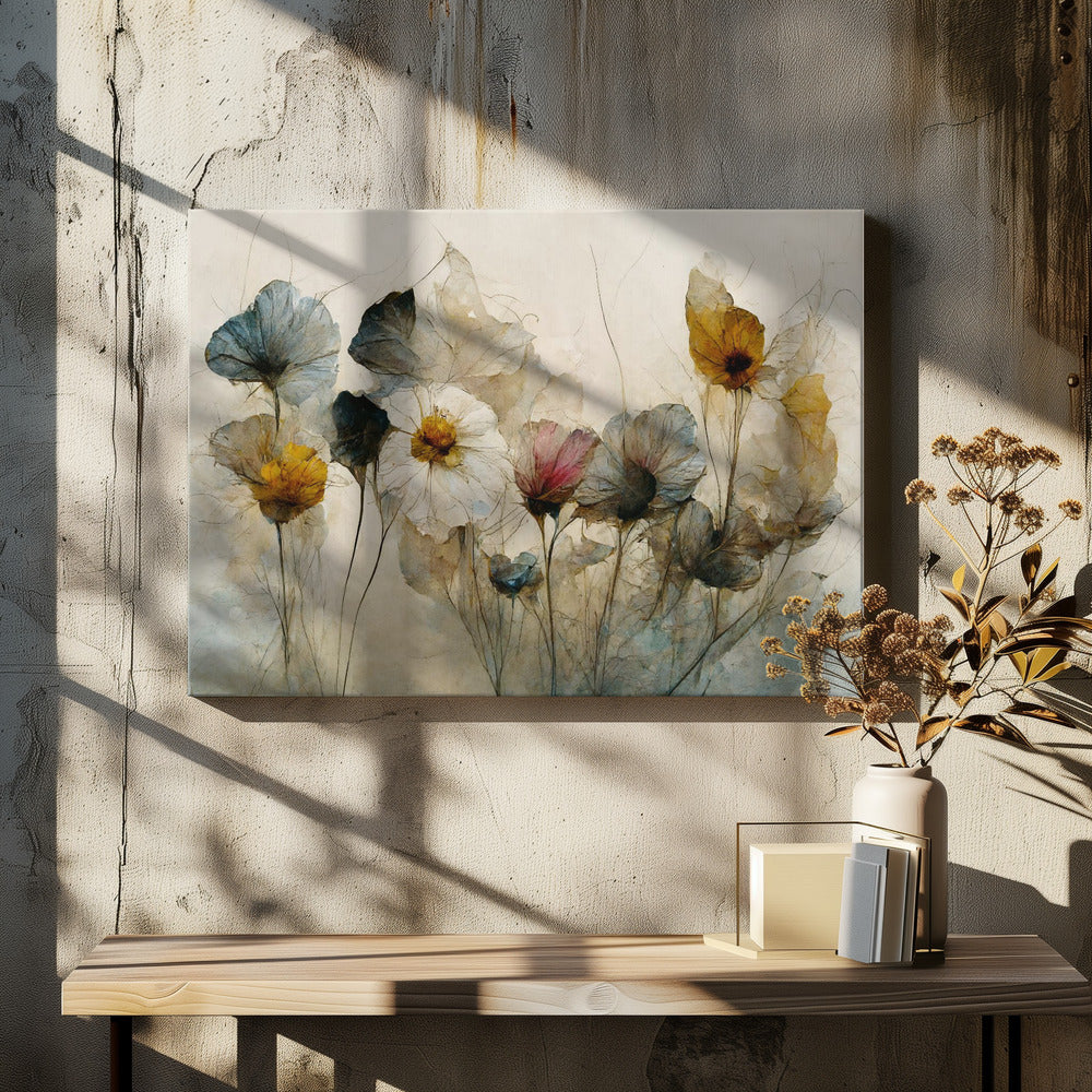 Dry Flower Bouquet - Poster / Art Print