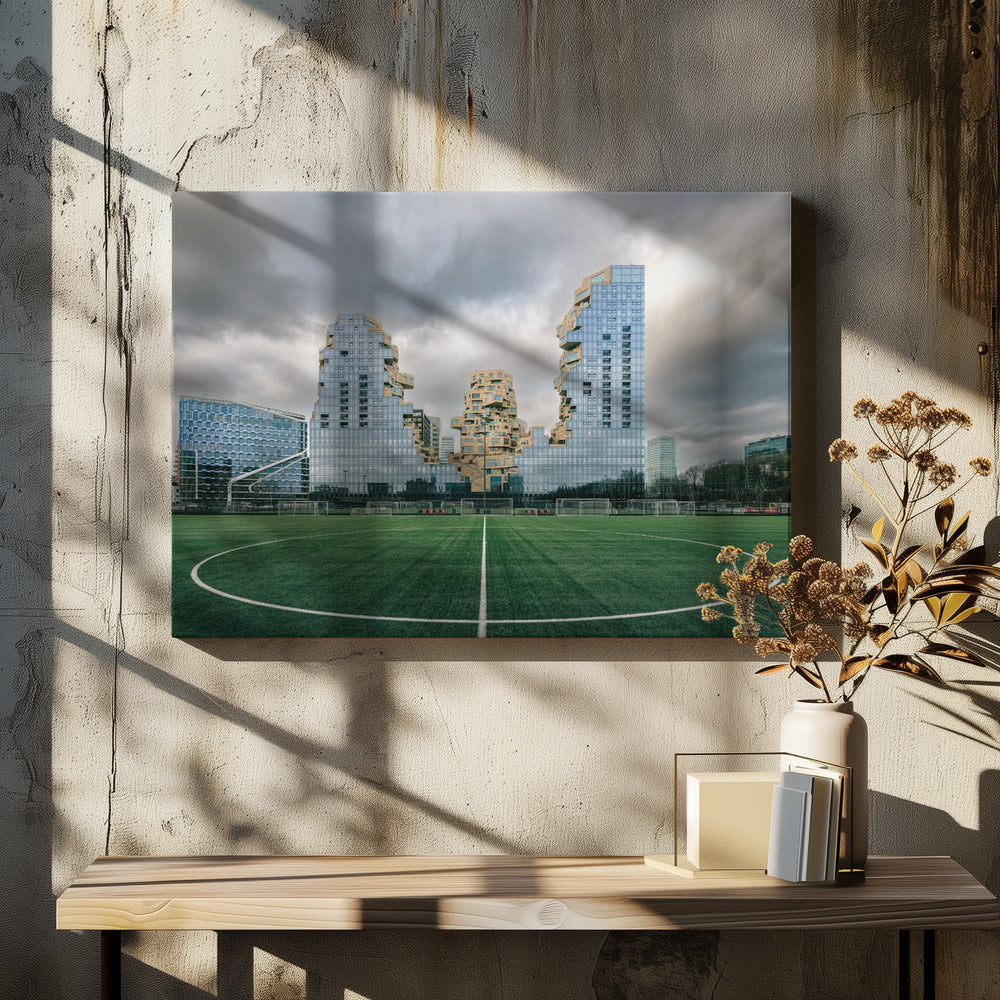 The field and the Valley - Poster / Art Print