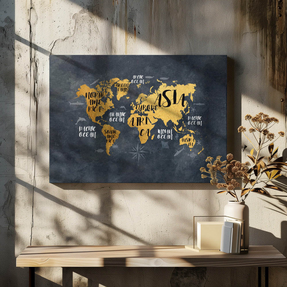World Map 30 - Poster / Art Print