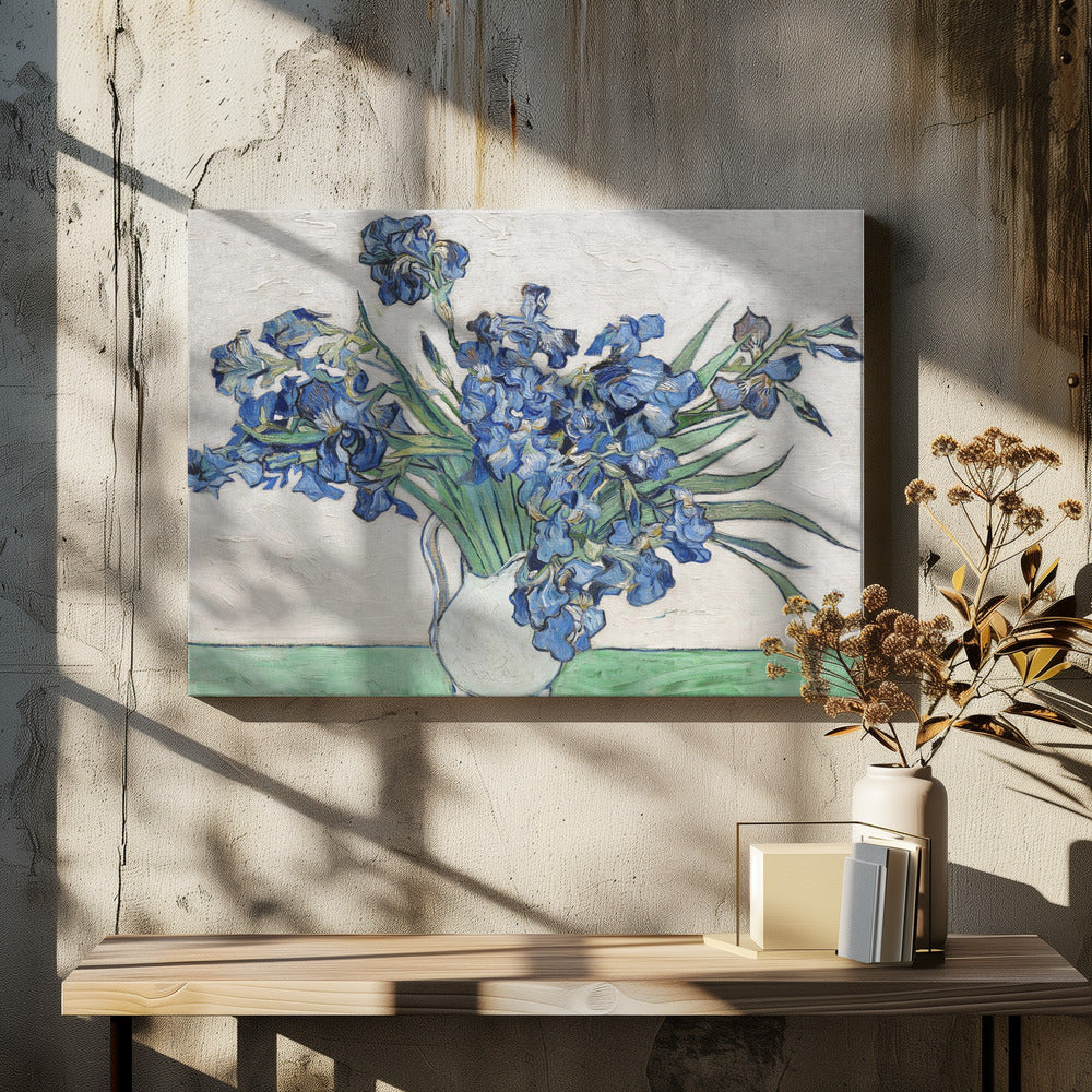 Vincent Van Gogh's Irises (1890). - Poster / Art Print