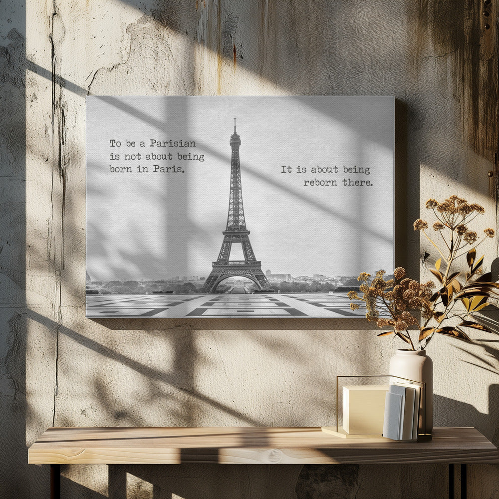 Reborn in Paris - Poster / Art Print