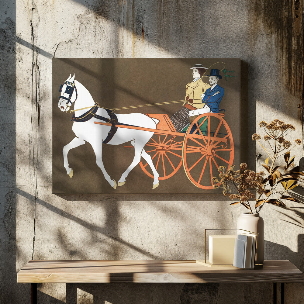 Women In Carriage (ca. 1890–1907) - Poster / Art Print
