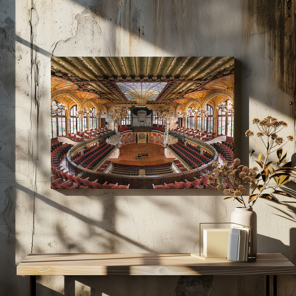 Inside the Palau - Poster / Art Print