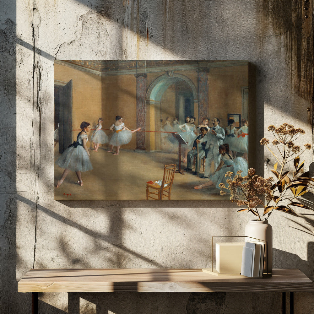 The Dance Foyer At the Opera On the Rue Le Peletier - Poster / Art Print