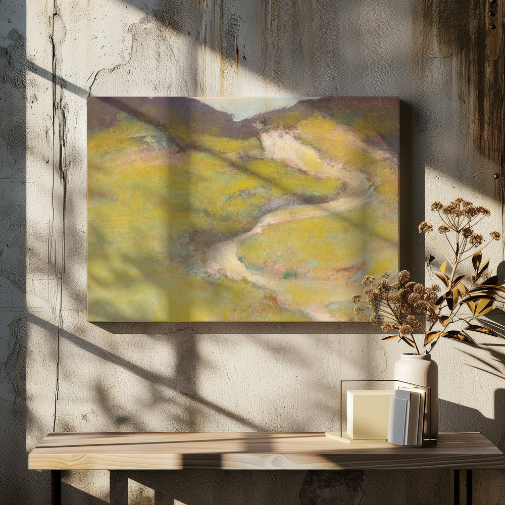 Pathway In a Field - Poster / Art Print