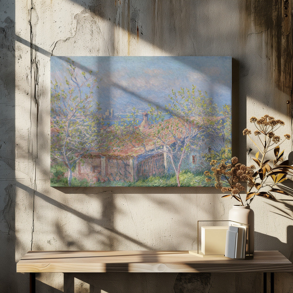 Gardener's House At Antibes (1888) By Claude Monet - Poster / Art Print