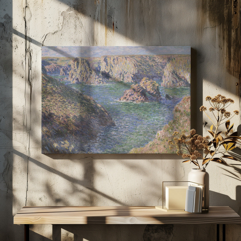 Port Domois, Belle Isle (1887) By Claude Monet - Poster / Art Print