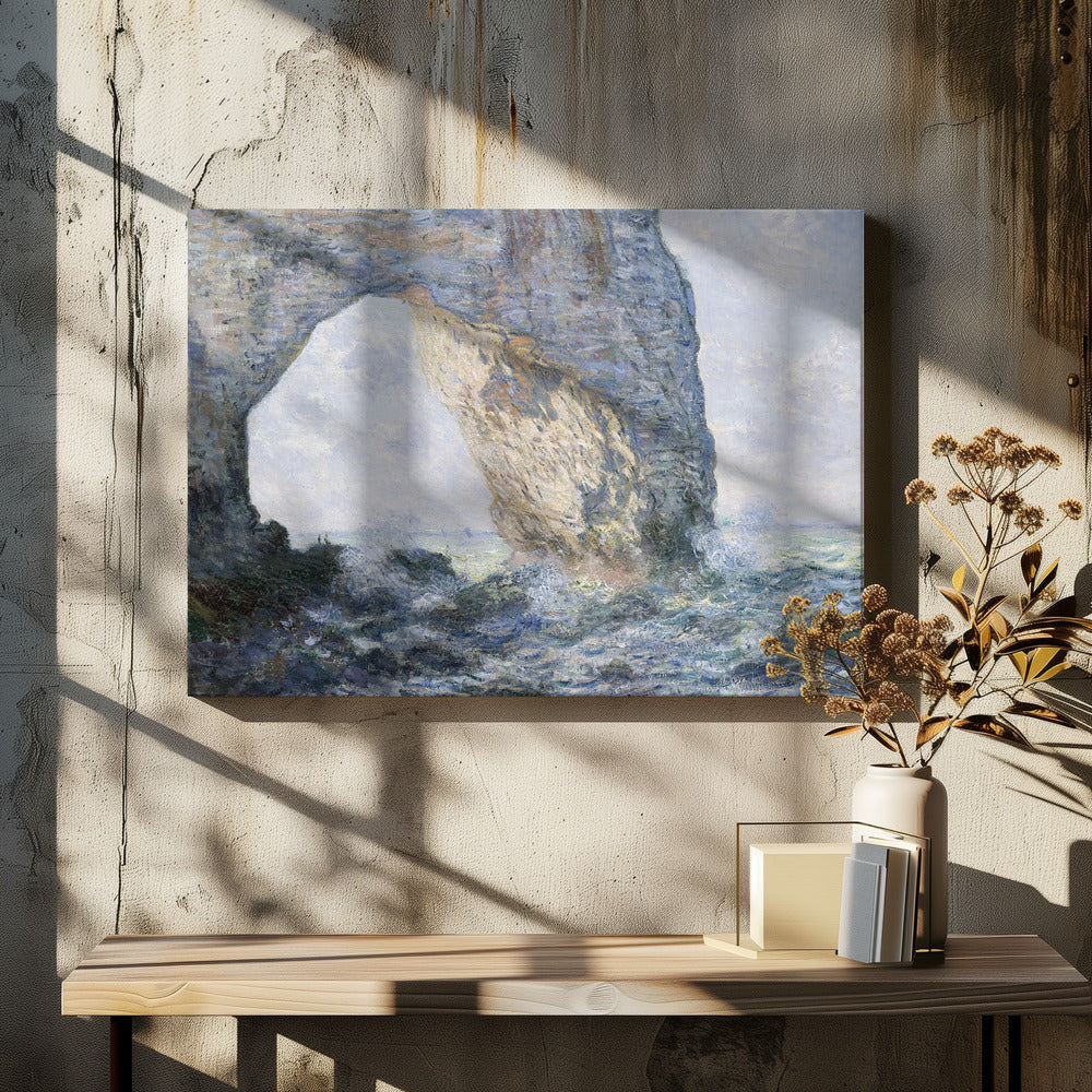 The Manneporte (Étretat) (1883) - Poster / Art Print