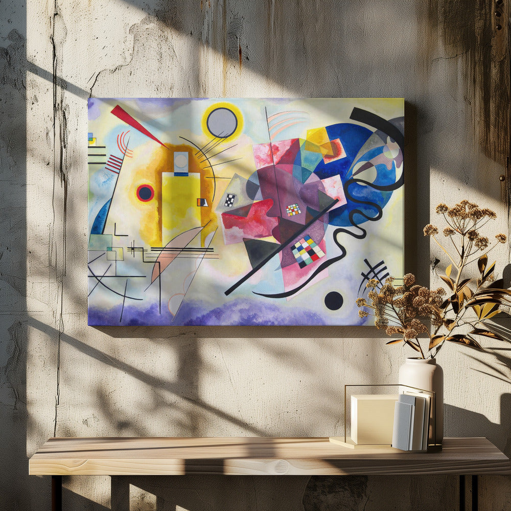 Yellow Red Blue - Poster / Art Print