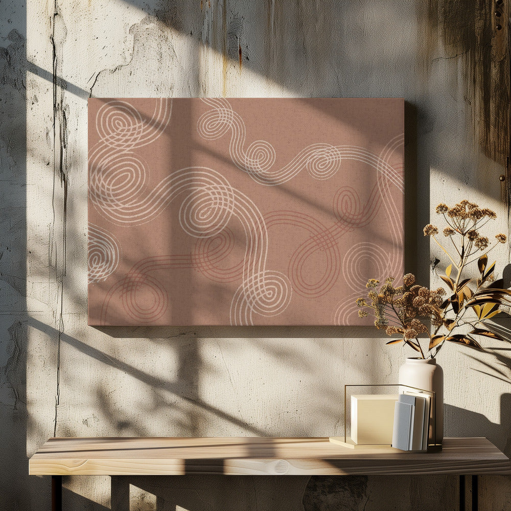 calming essentials loops Mocha Mousse - Poster / Art Print