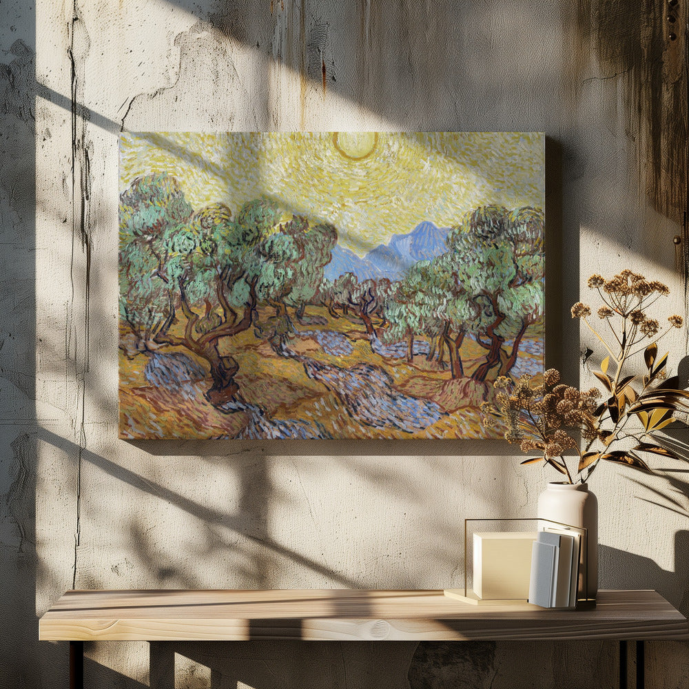 Vincent Van Gogh's Olive Trees (1889) - Poster / Art Print