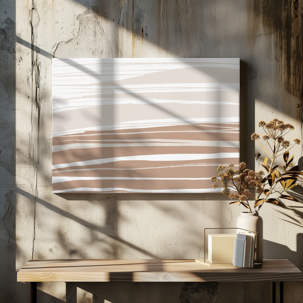 Serene Clay Bands - Poster / Art Print