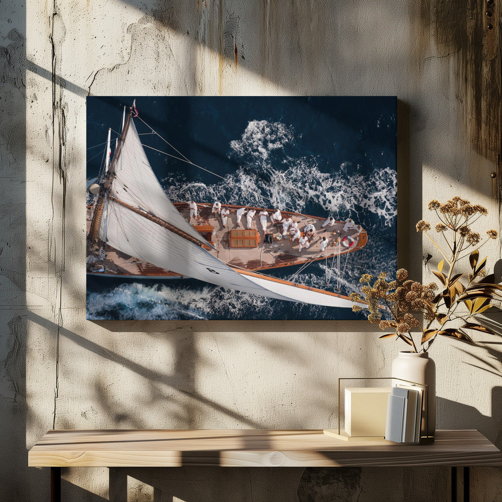 Above Moonbeam - Poster / Art Print