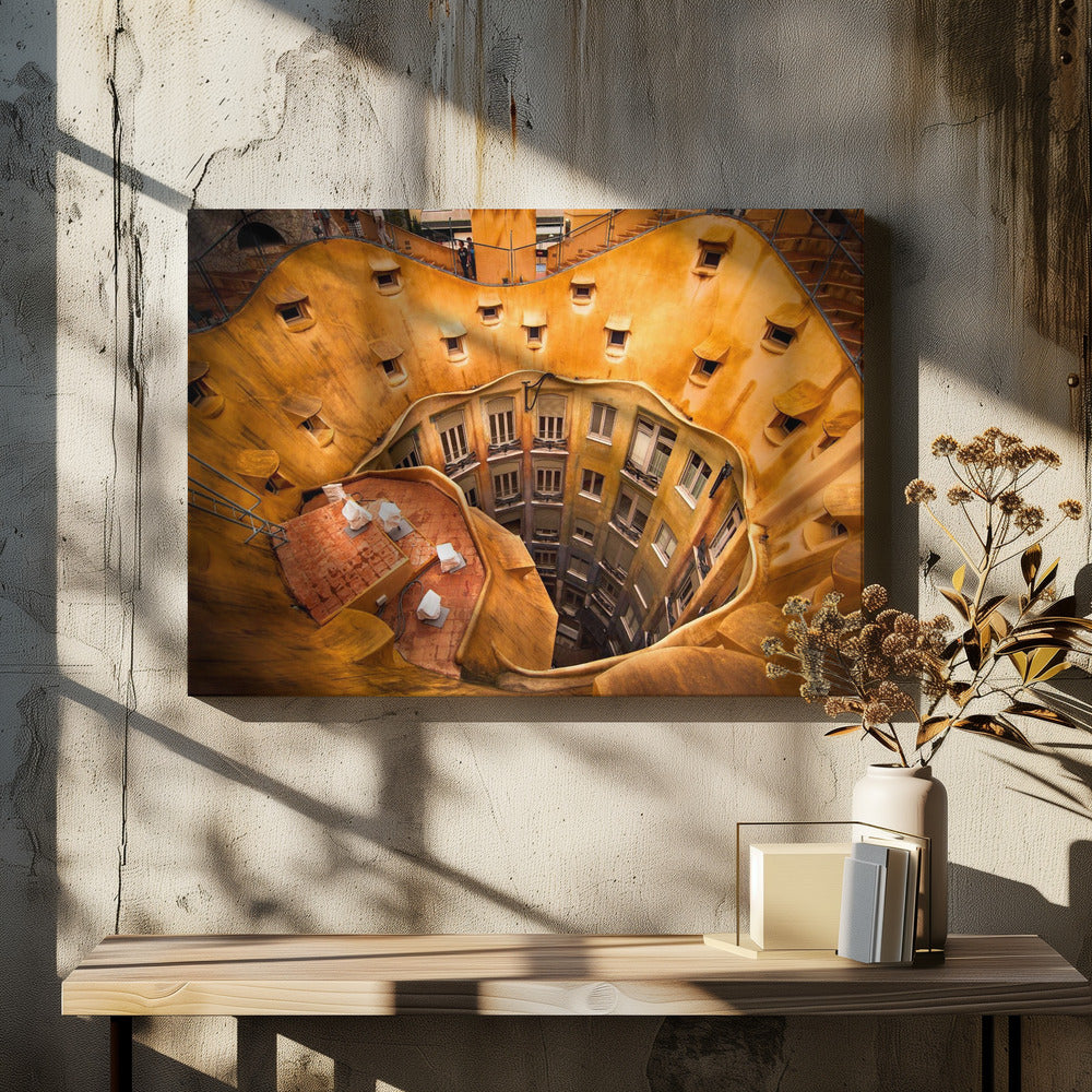 Antoni Gaudí’s La Pedrera  © Nora De Angelli - Poster / Art Print