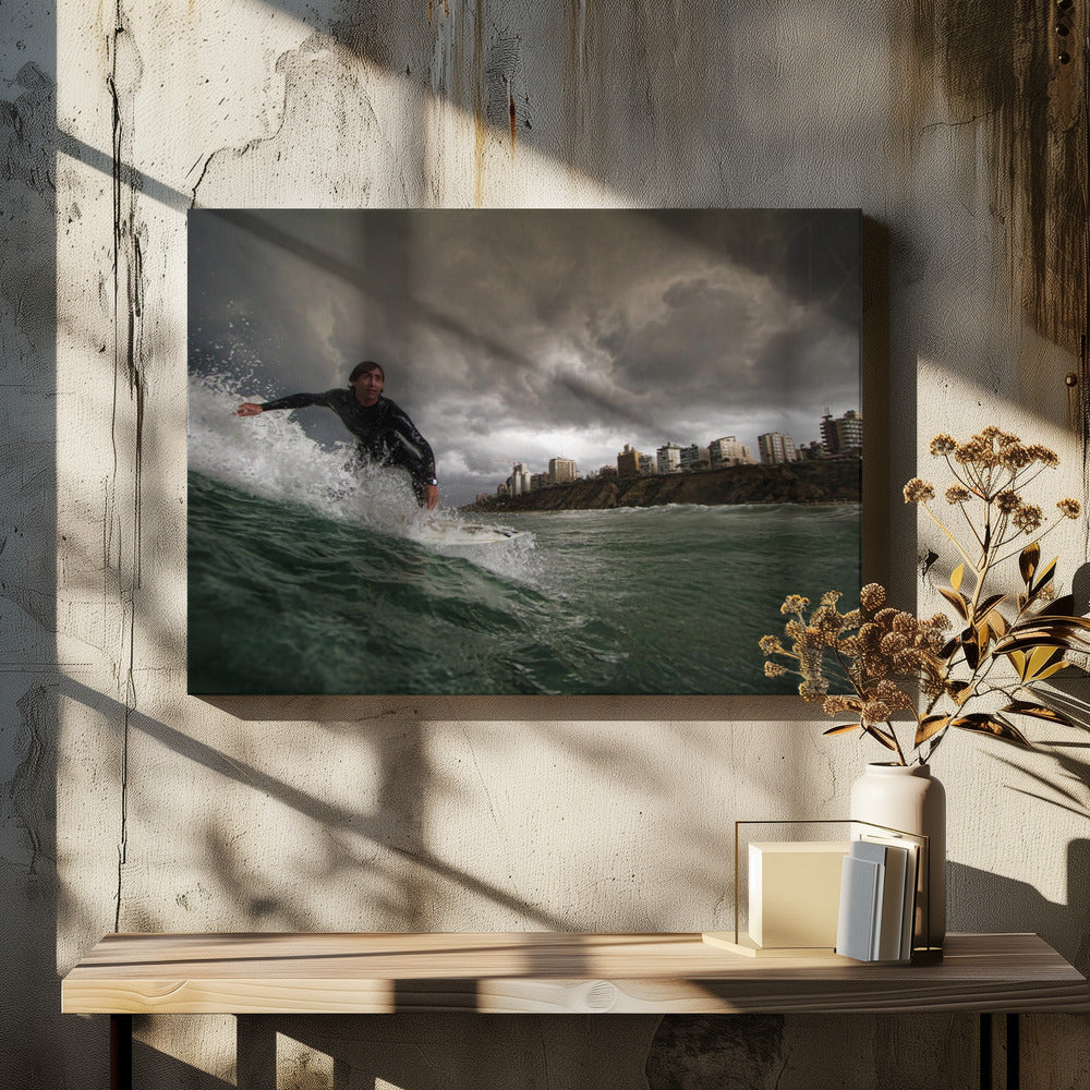 Apocalyptic Surfer - Poster / Art Print