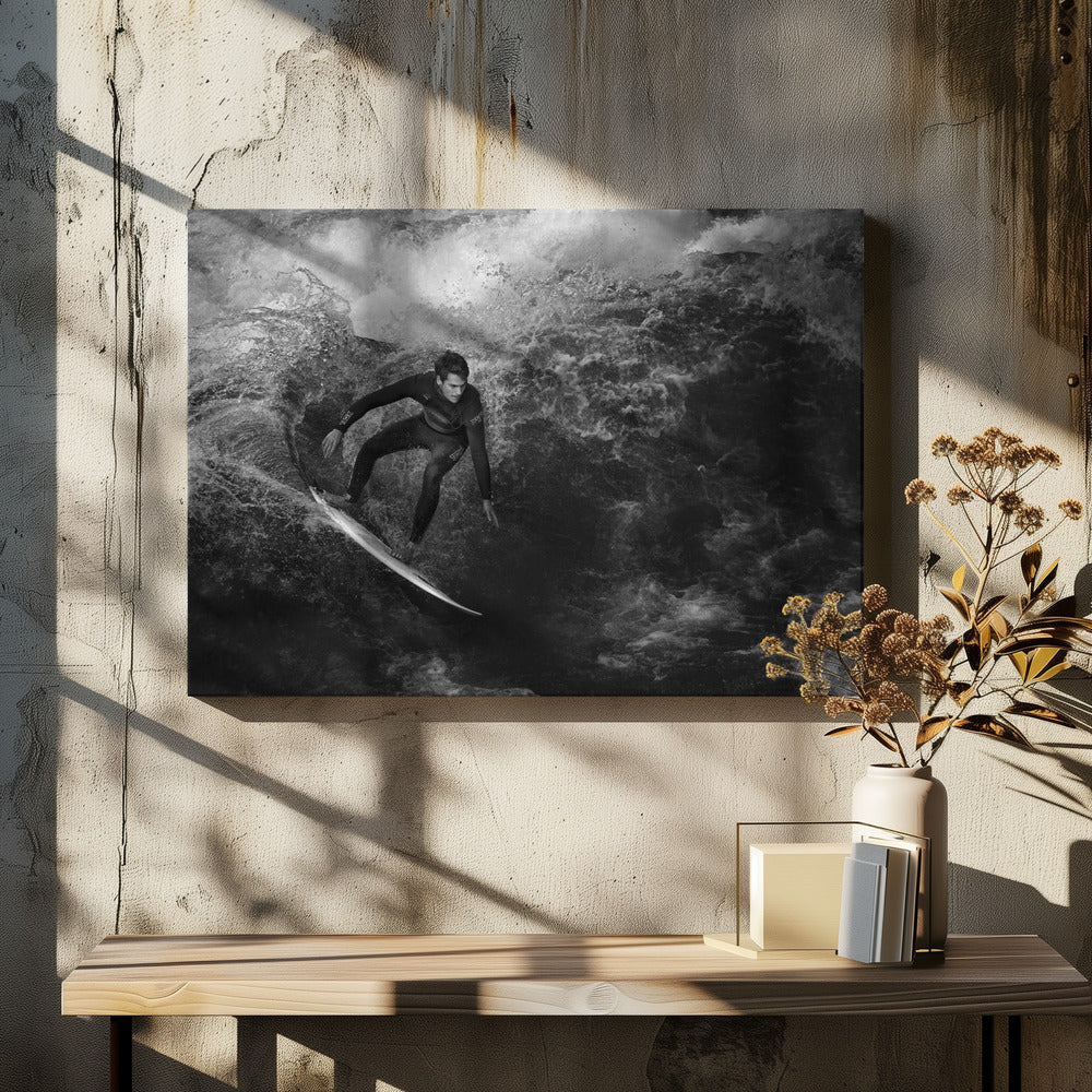 surfing to kingdom come - Poster / Art Print