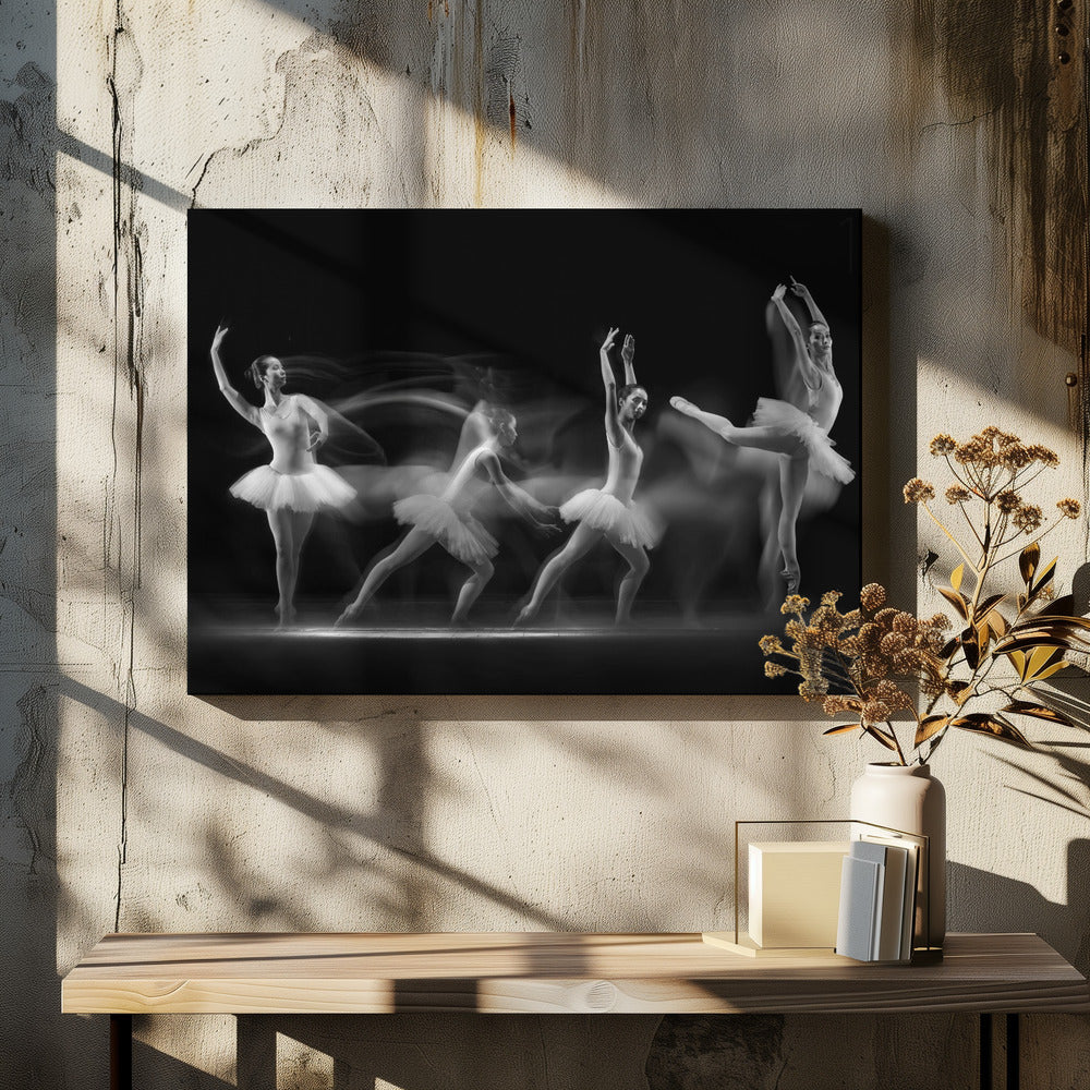 Ballerina Art Wave - Poster / Art Print