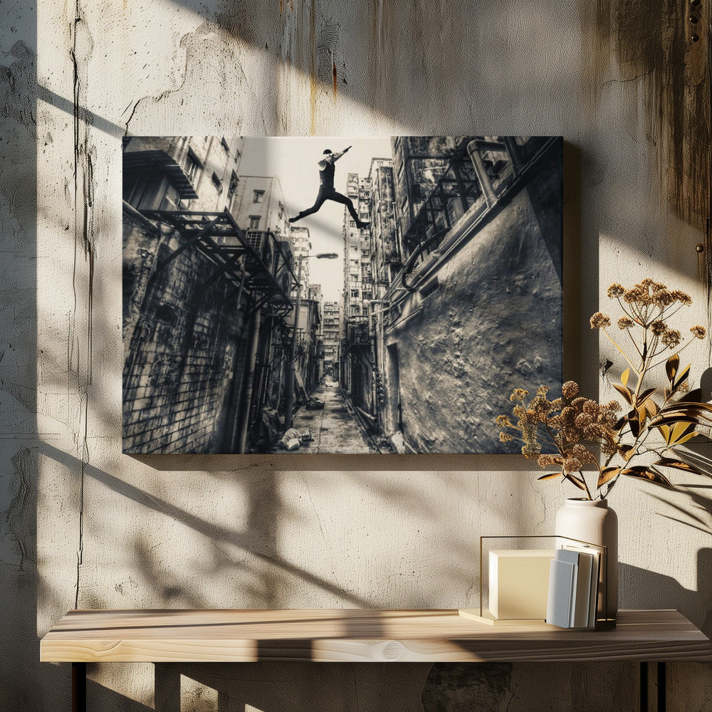 Behind street - Poster / Art Print