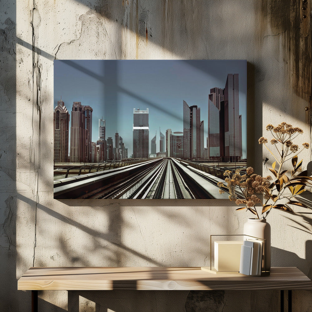 Dubai Metro - Poster / Art Print