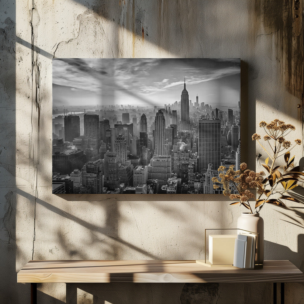 Hazy Gotham - Poster / Art Print