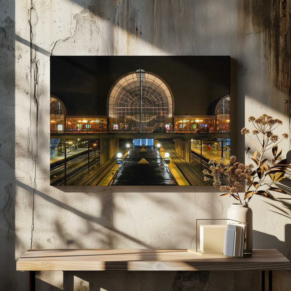 Hoeje Tastrup Station - Poster / Art Print