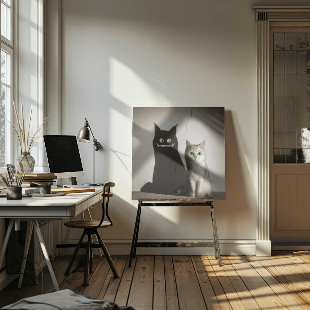 The Shadow Smiles to You - Poster / Art Print