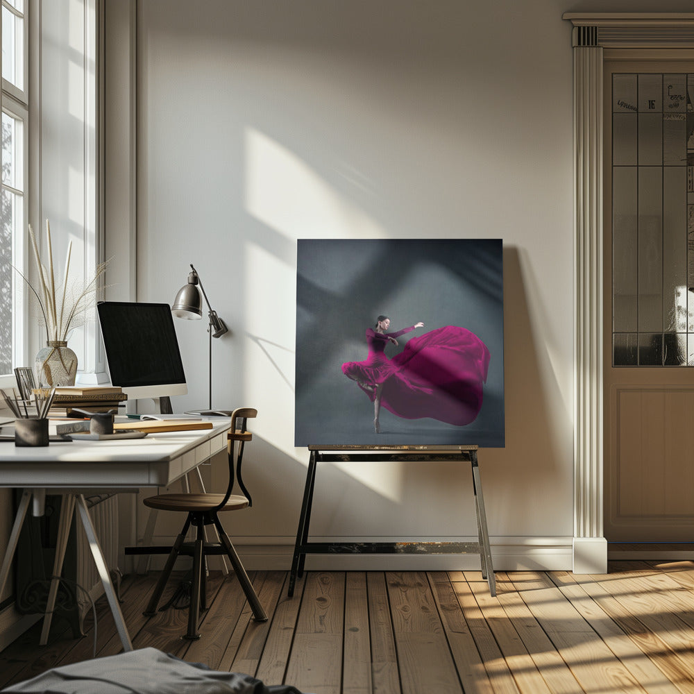 The girl & dance - Poster / Art Print