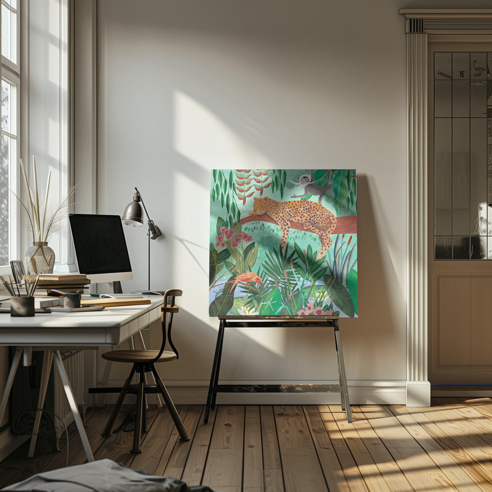 Leopard in the jungle - Poster / Art Print