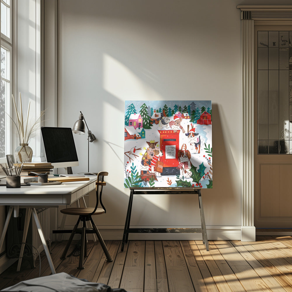 Christmas post - Poster / Art Print