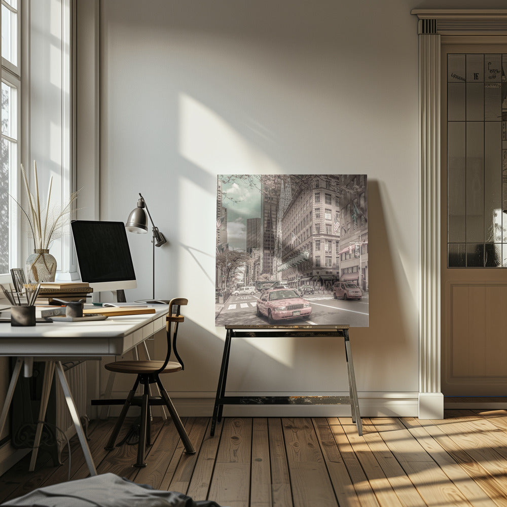 MANHATTAN 5th Avenue | urban vintage style - Poster / Art Print