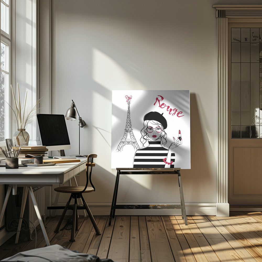 Paris Rouge - Poster / Art Print