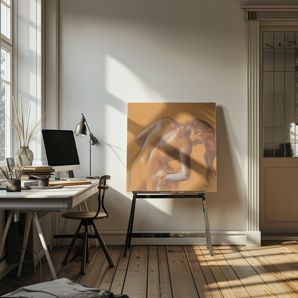 Bather Drying Herself - Poster / Art Print