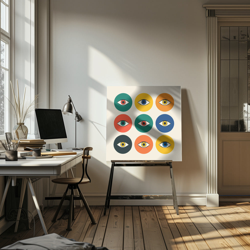 Nine Eyes - Poster / Art Print