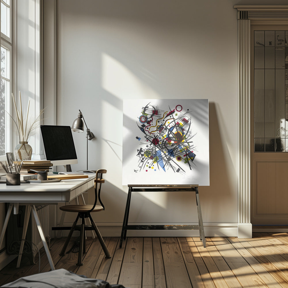 Lithographie Fur Die Vierte Bauhausmappe (1922) - Poster / Art Print