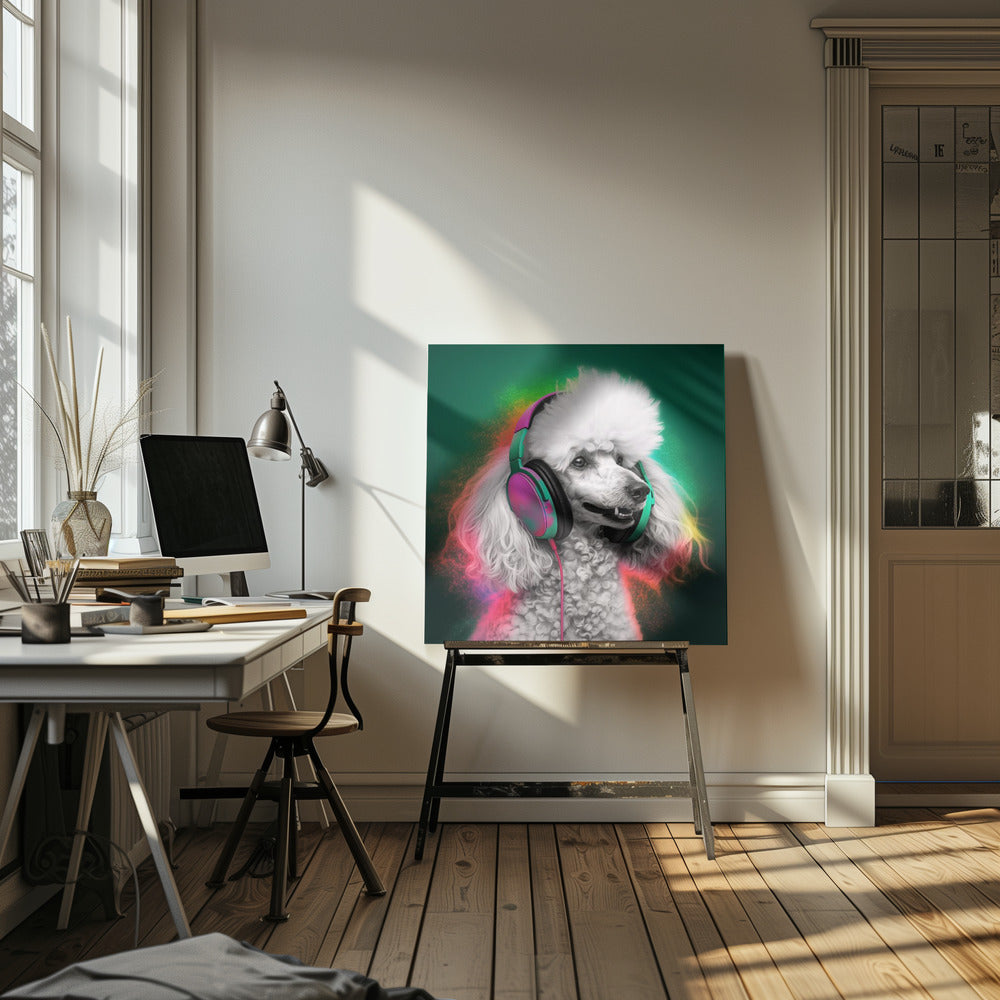 Party Poodle - Poster / Art Print
