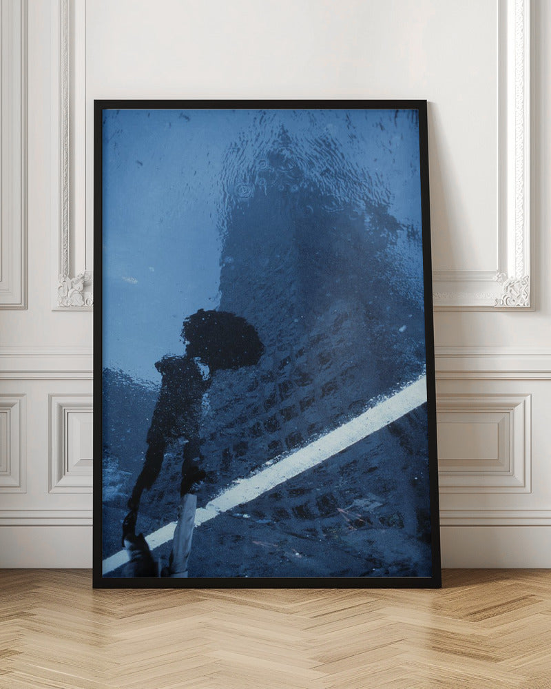 Swinging in the rain (from the series New York Blues) - Poster / Art Print