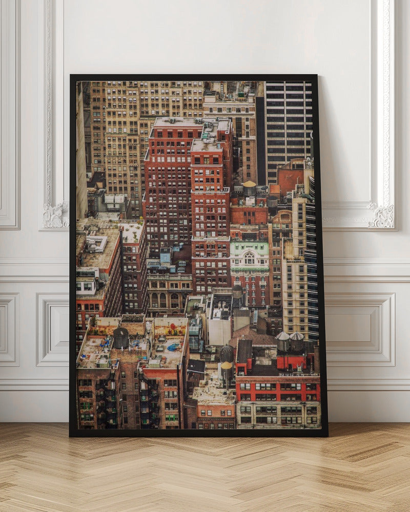 Multi colour Manhattan - Poster / Art Print