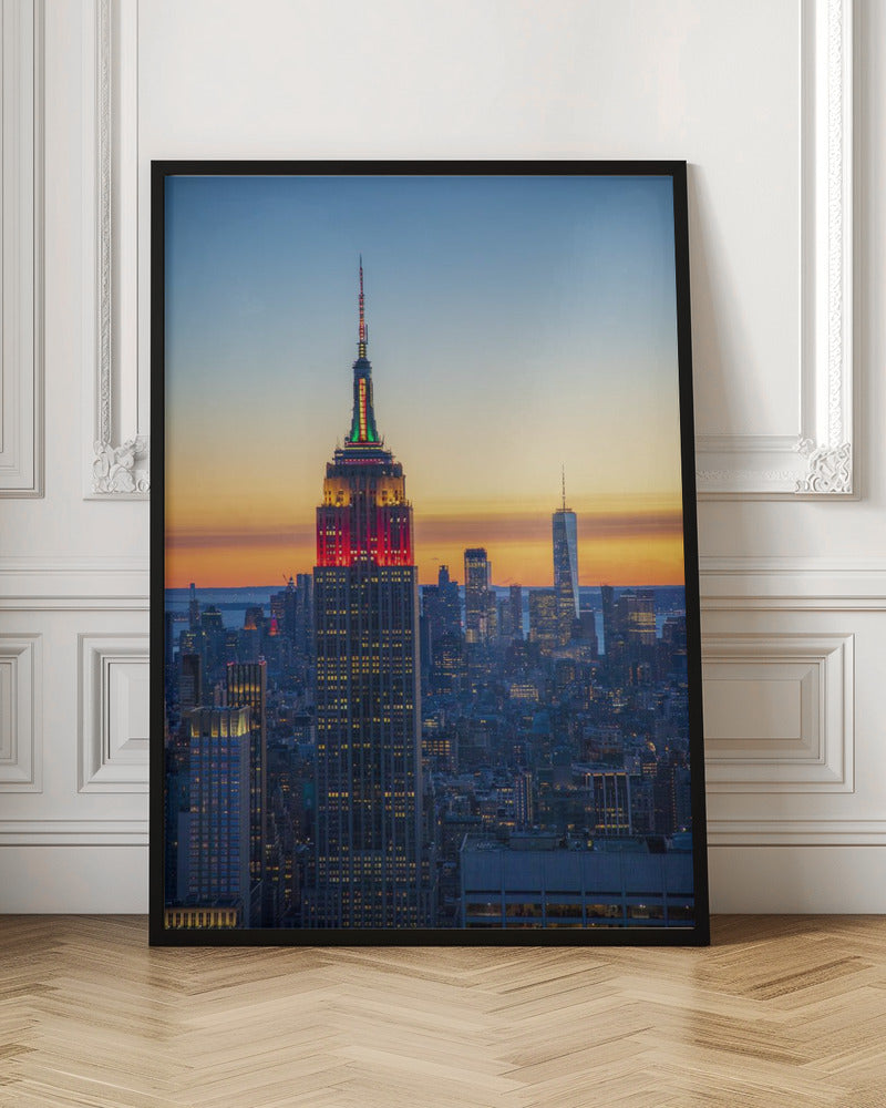 Blue Manhattan - Poster / Art Print