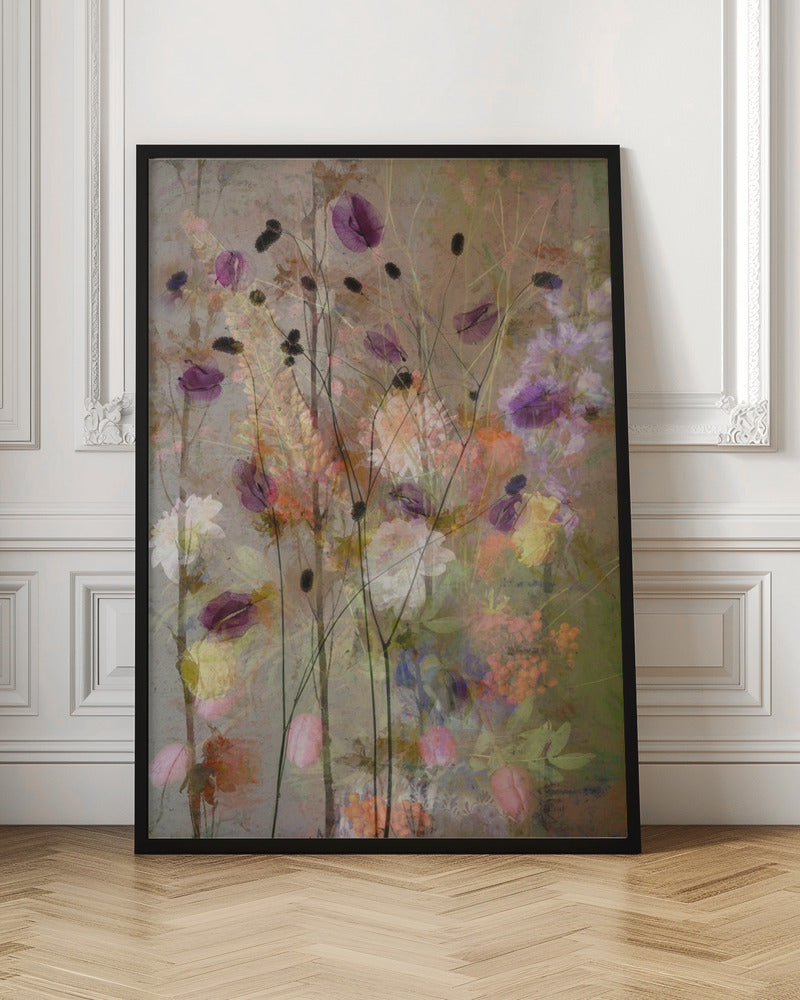 Painterly flowers - Poster / Art Print