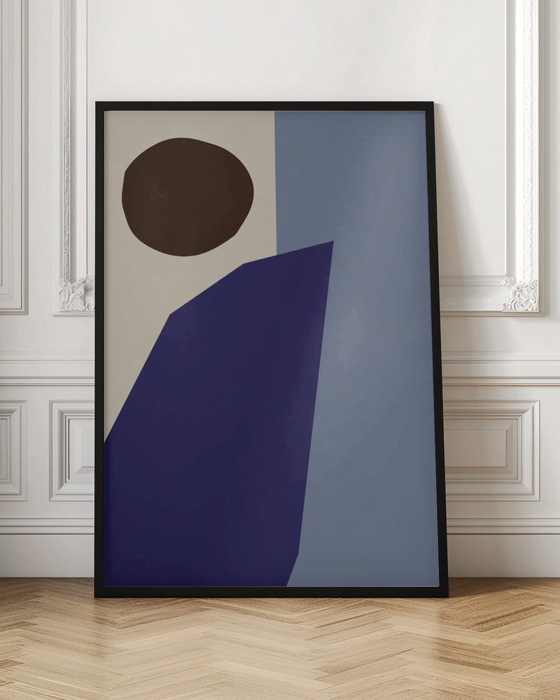 Color Blocks 02 Blue - Poster / Art Print