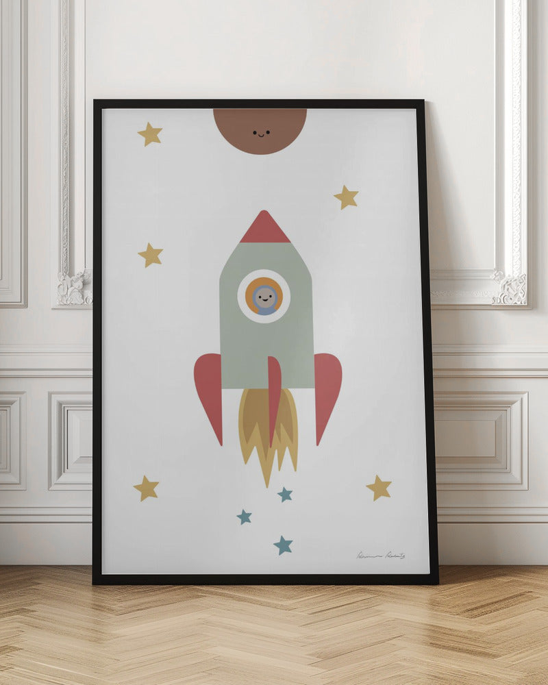 Solar Rocket - Poster / Art Print