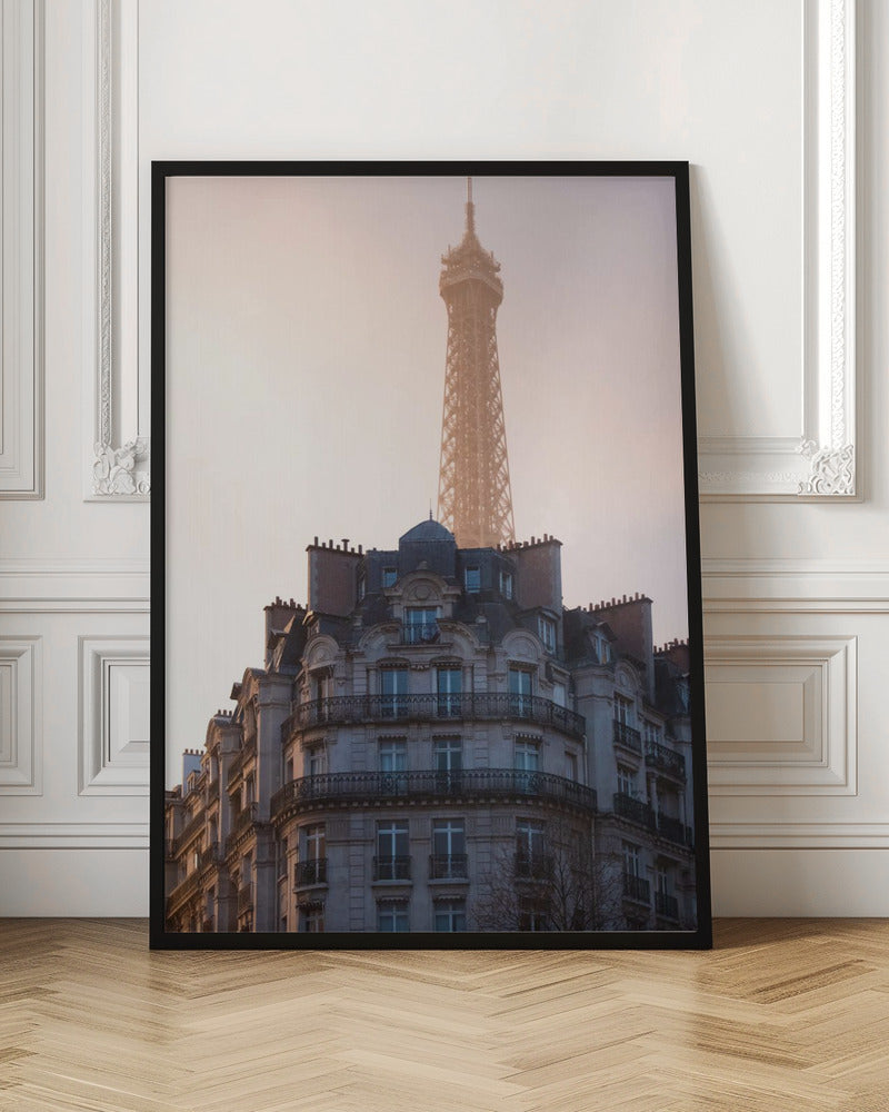 The peeking Eiffel - Poster / Art Print